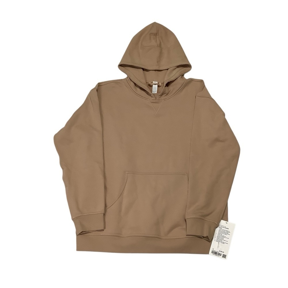 Lululemon NWT All Yours Hoodie French Terry Beech Wood Sz 12 - Picture 3 of 9
